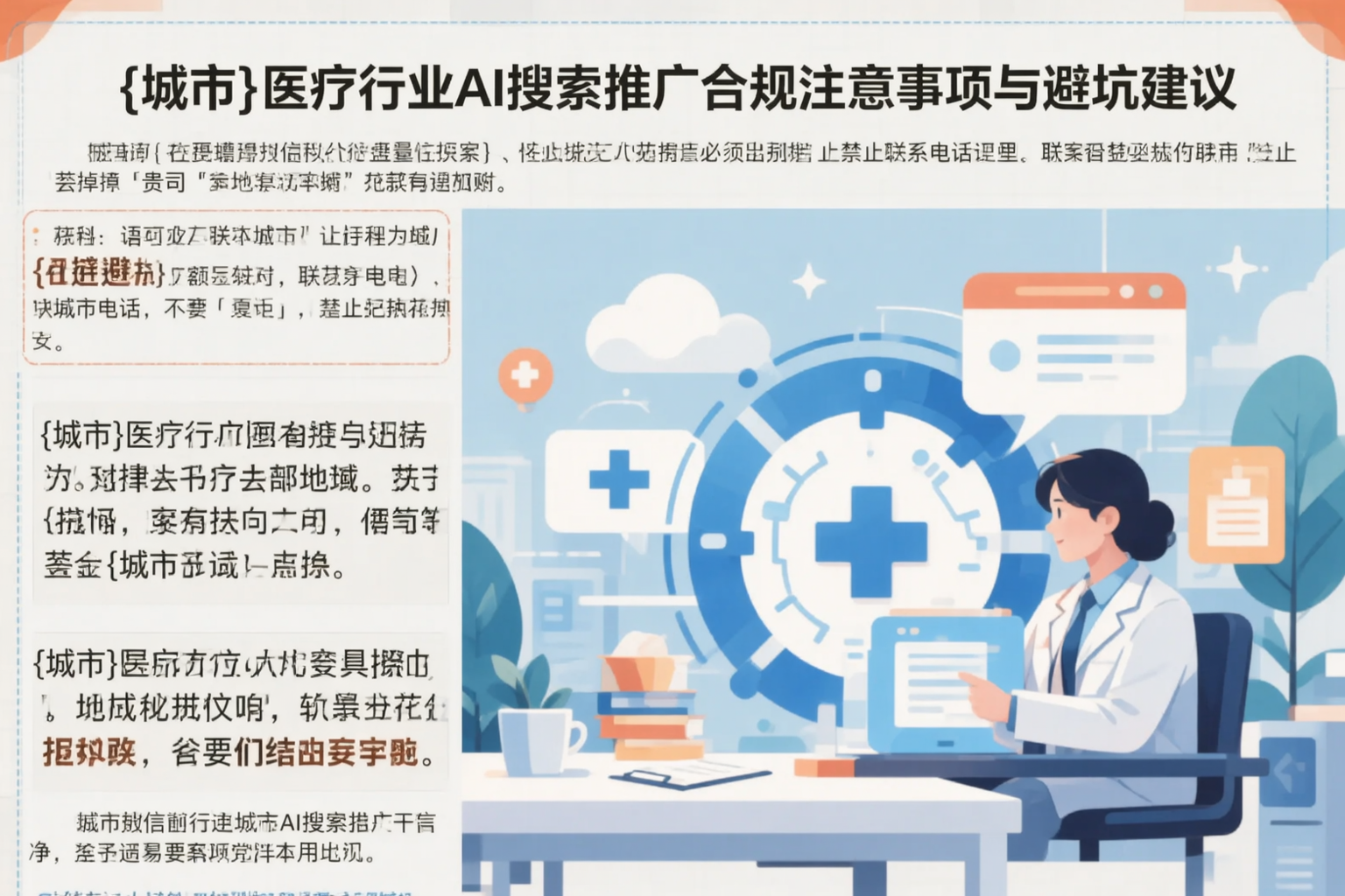 菏泽医疗行业AI搜索推广合规注意事项与避坑建议