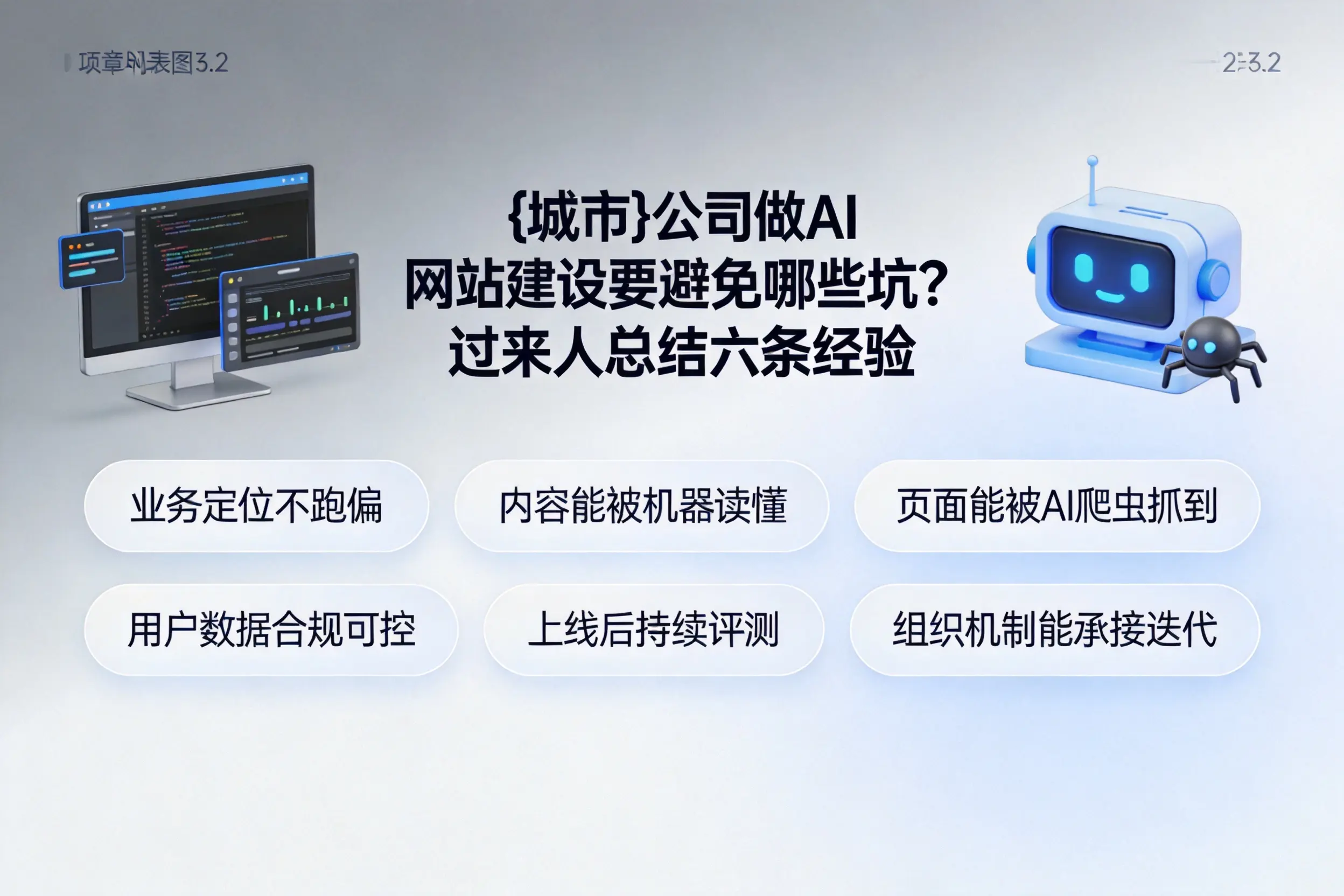 菏泽公司做AI网站建设要避免哪些坑？过来人总结六条经验