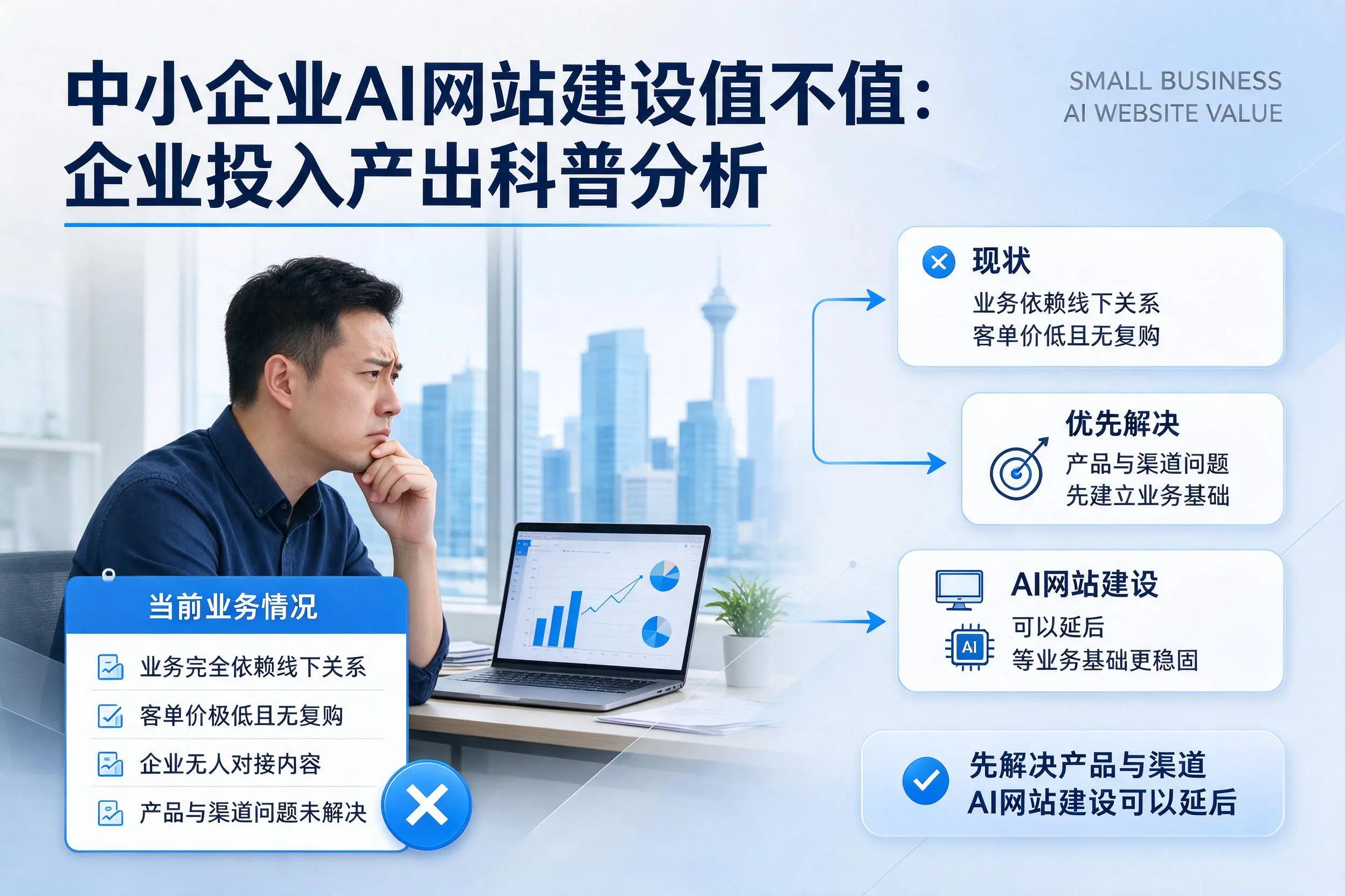 中小企业AI网站建设值不值:菏泽企业投入产出科普分析