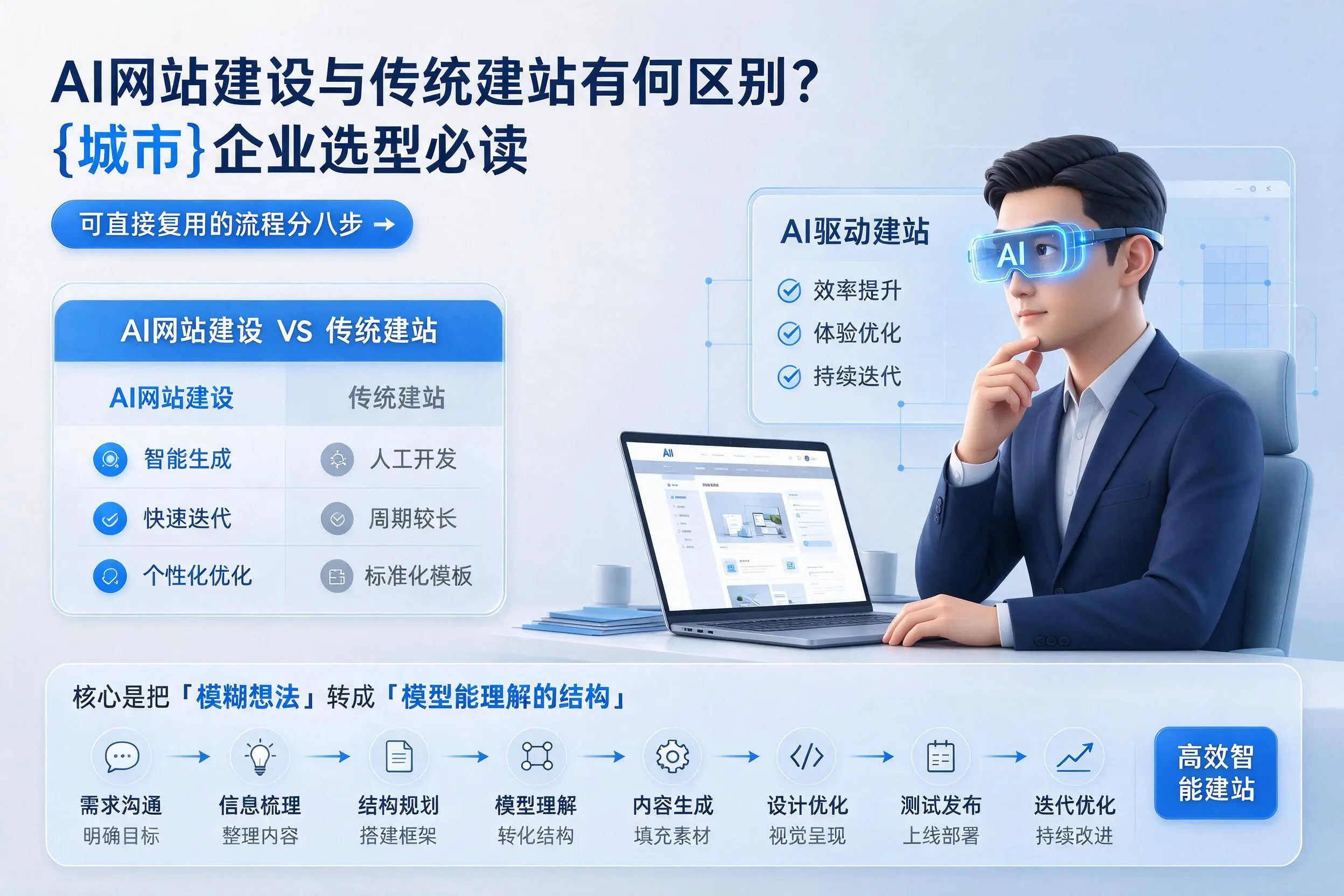 AI网站建设与传统建站有何区别?菏泽企业选型必读