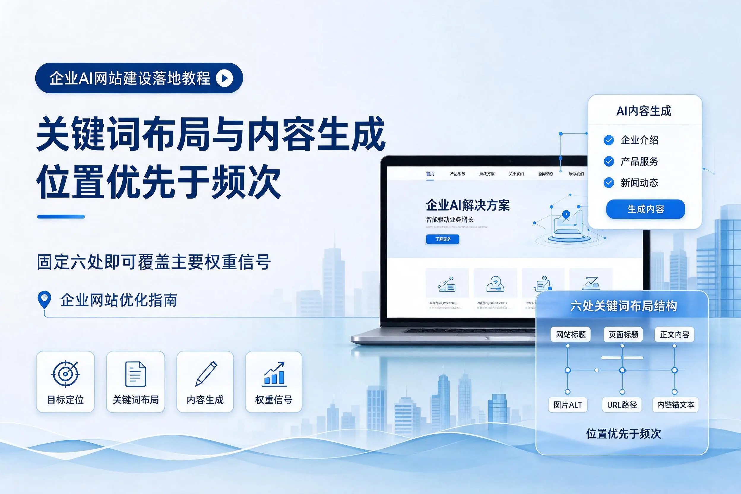 菏泽企业AI网站建设落地教程:关键词布局与内容生成
